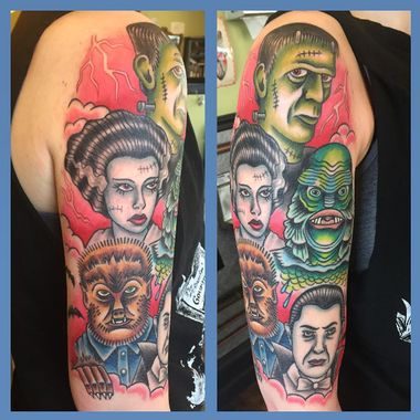 20 Horror Movie Tattoos That Are Scary Cool