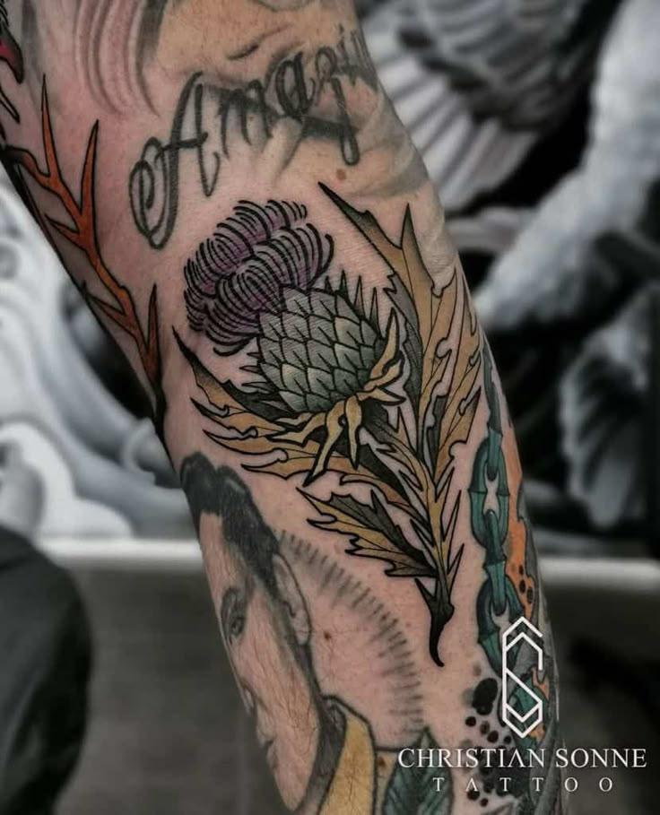 65 Astonishing Thistle Tattoo Ideas