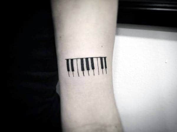 60 Awesome Piano Tattoos for Men