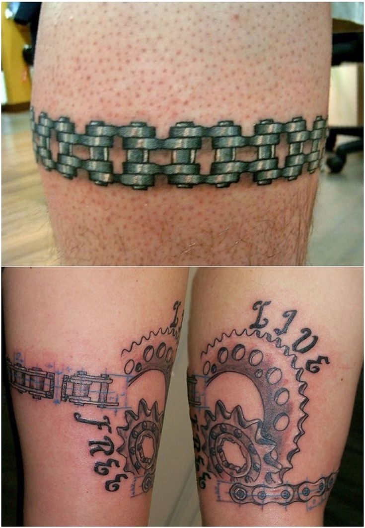 Pin by Dane Child on Tattoo Ideas | Chain tattoo, Bike tattoos, Wrist  tattoos