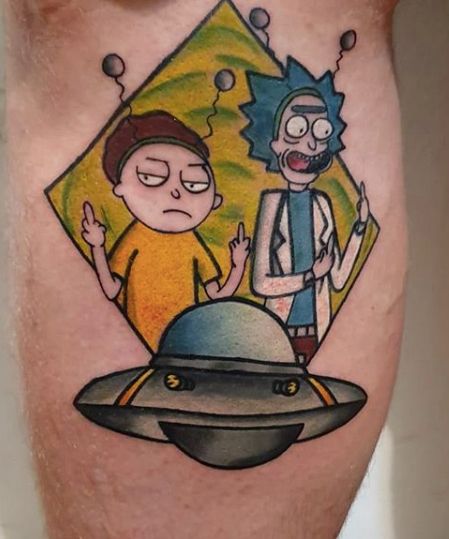 Best 40 Rick and Morty Tattoo Designs and Ideas - NSF Tech News