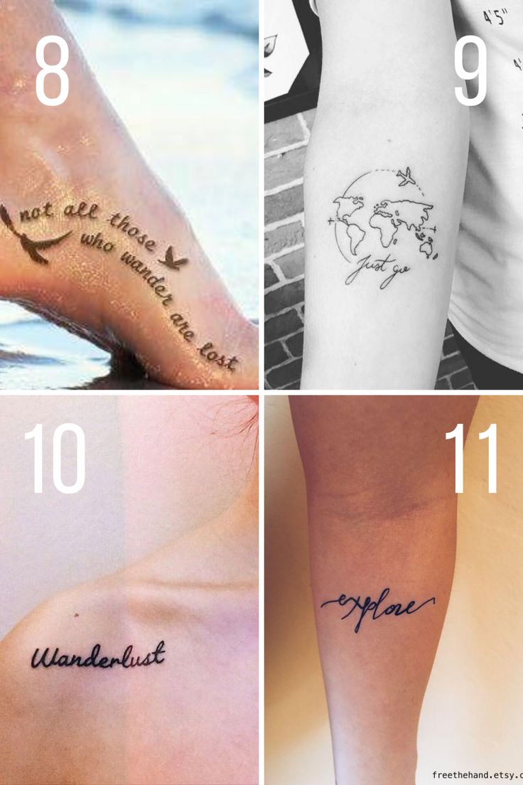 29 Wanderlust Tattoo Ideas for a Travelers Heart