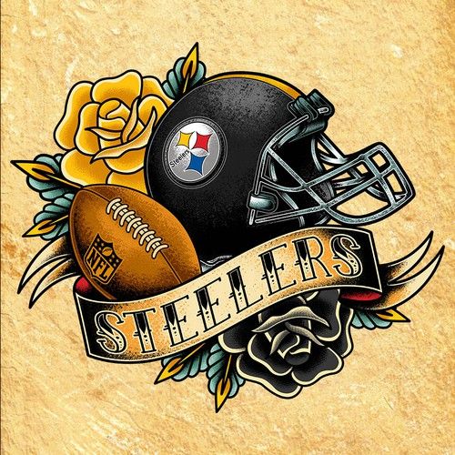 American traditional style steelers logo | Illustration or graphics contest