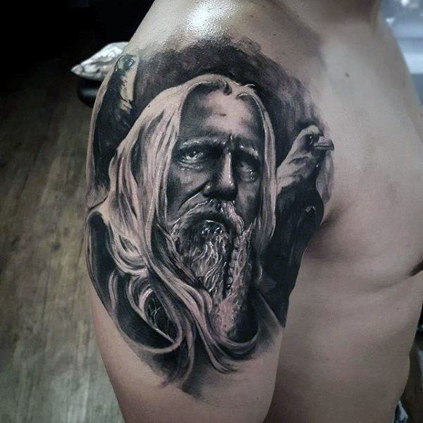57 Cool Odin Tattoo Designs for Men