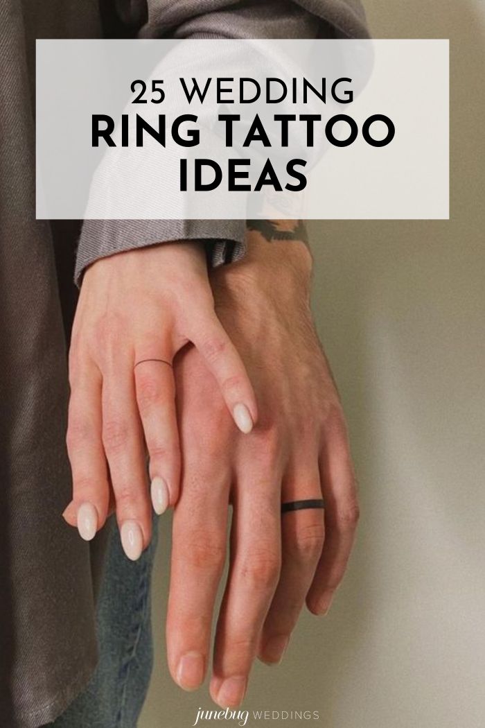 25+ Wedding Ring Tattoo Ideas | Junebug Weddings | Wedding ring tattoo, Tattoo  wedding rings,