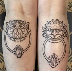 Matching Labyrinth Tattoos