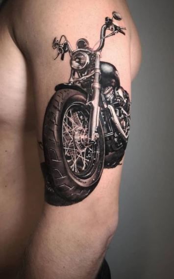 65 Motorcycle Tattoos | Ideas, Designs & Pictures - Tattoo Me Now in 2025 | Motorcycle  tattoos, Bike tattoos, Biker tattoos
