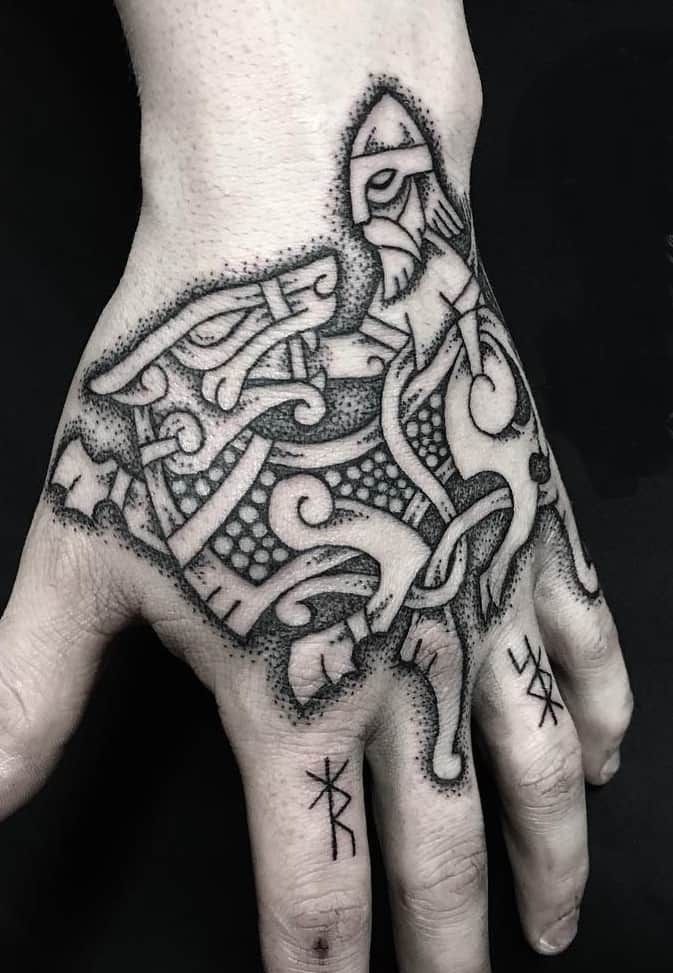The Viking Wolf: 30+ Fenrir Tattoo Ideas