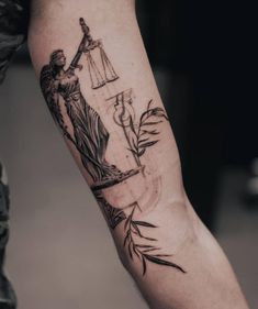Lady Justice Tattoo