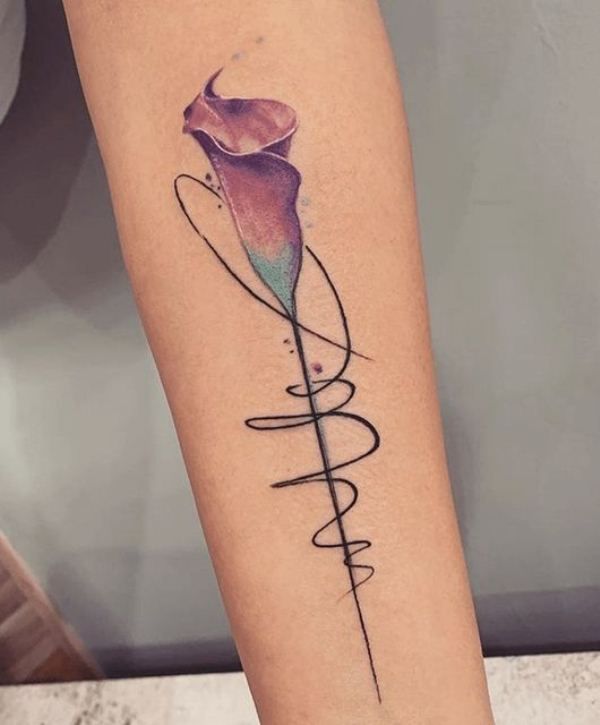 70+ Amazing Calla Lily Tattoo Designs with Meanings, and Ideas - Body Art  Guru
