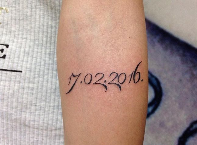250+ Birth Date Tattoos Ideas (2024) Roman Numeral Designs With Beautiful  Fonts