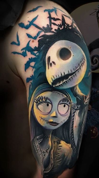 100+ Unique Jack and Sally Tattoos (The Nightmare Before Christmas) - Tattoo  Me Now