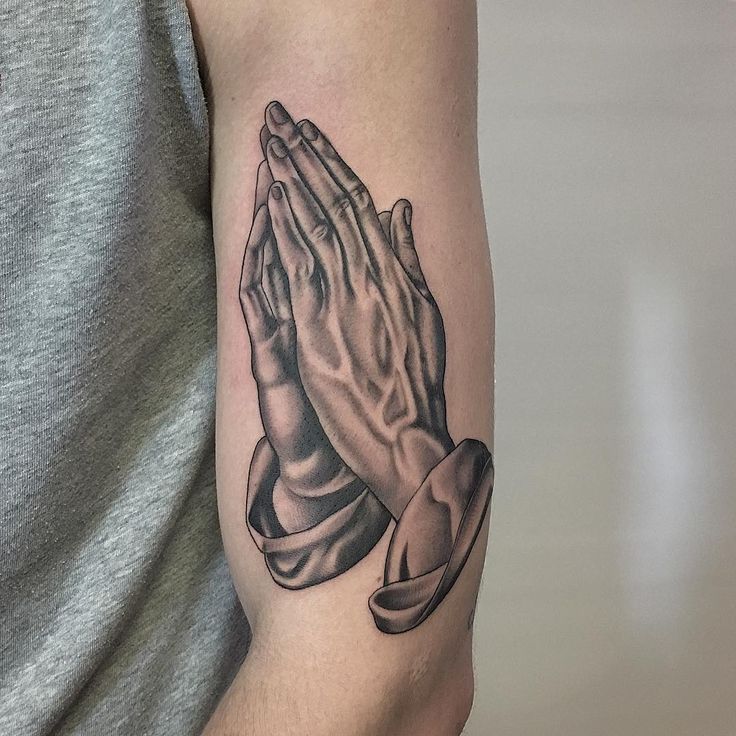 awesome 60 Praying Hands Tattoo Designs - Show Your Devoutness and  Religious Belief Check more at http://stylemann.com/best-praying-hands- tattoo-designs/
