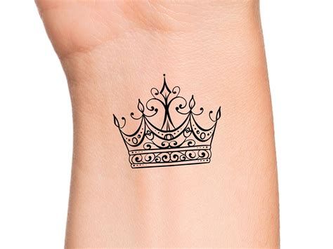 Small Queen Crown Tattoo Designs