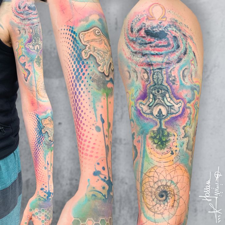 psychedelic spiritual tattoo