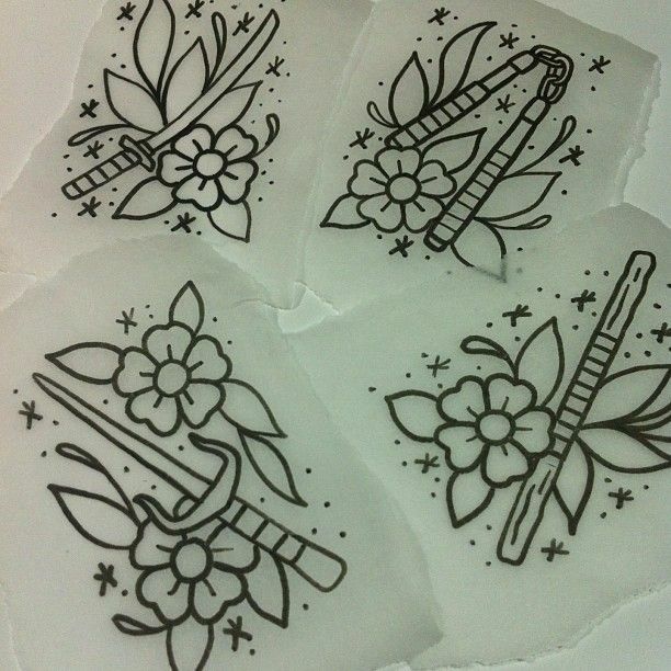 Ninja Turtle Tattoo flash. TMNT