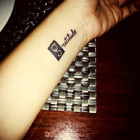 gratitude tattoo - Google Search