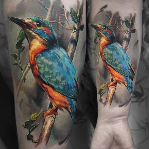 Discover 27 Kingfisher Tattoo and Kingfisher Bird Ideas | birds tattoo,  vibrant bird tattoo art, wildlife artists and more
