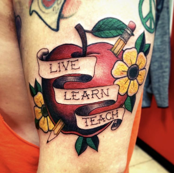 Live Learn Teach Traditional Tattoo