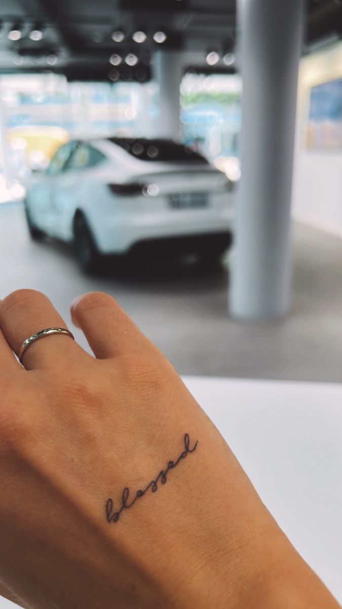 blessed tattoo