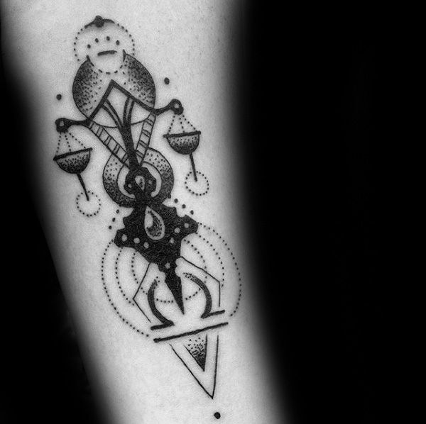 Libra Tattoos for Men