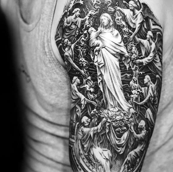 53 Amazing Catholic Tattoos for Men