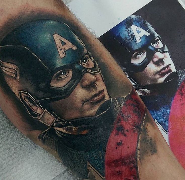Captain America Tattoo