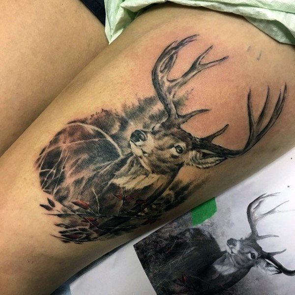 87 Incredible Deer Tattoos for Men