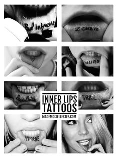 9 Lip tattoos ideas | lip tattoos, tattoos, inner lip tattoo
