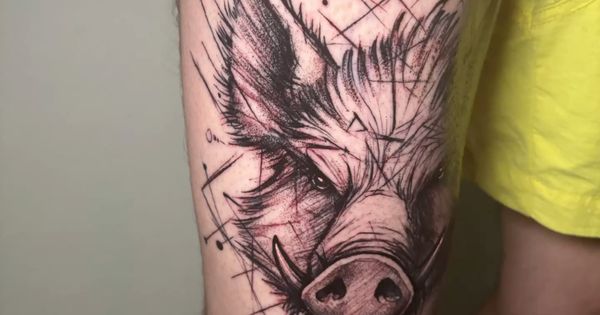 Boar Tattoos: 109 Designs