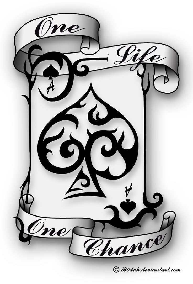 Ace Of Spades tattoo design by B0dah on DeviantArt | Card tattoo designs,  Spade tattoo, Ace of spades tattoo