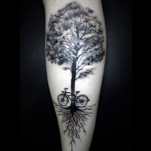 67 Bicycle Tattoo Designs for Men