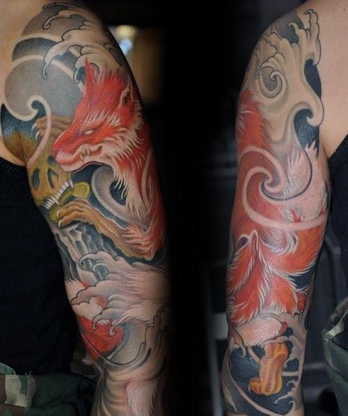 87 Kitsune Tattoo Designs for Men