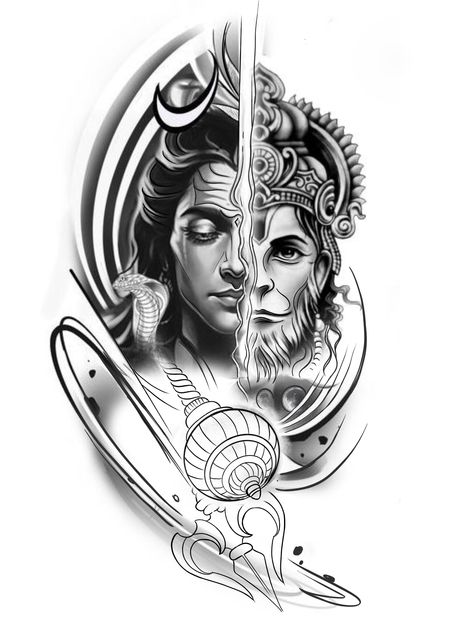 Lord Narasimha Tattoo