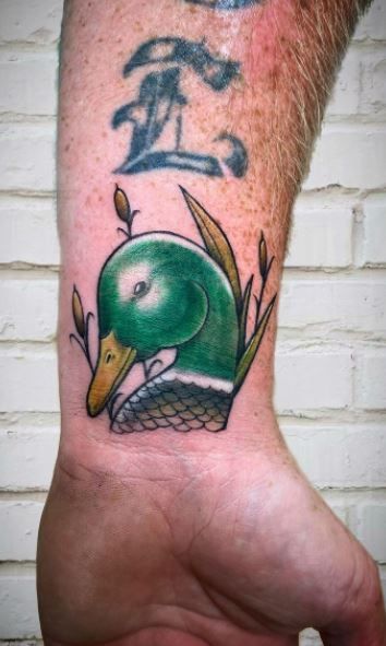 100 Adorable Duck Tattoos You Will Want To Try - Tattoo Me Now