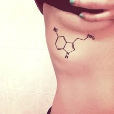 Discover 31 Dopamine Tattoo and Serotonin Tattoo Ideas | chemistry tattoo, molecule tattoo, science tattoo and more