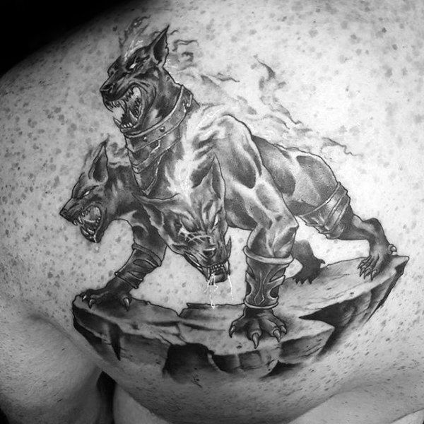 50 Cerberus Tattoo Designs for Men