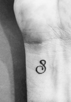 Small And Simple Letter S Tattoo: 56 S Tattoos for Timeless Style &#8211;  Symbolic Synergy