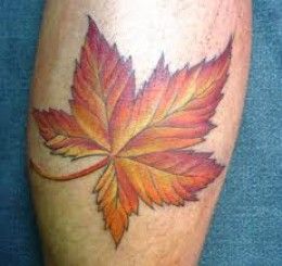 Leaf Tattoo Designs: Maple Leaves, Fall Leaves, and More
