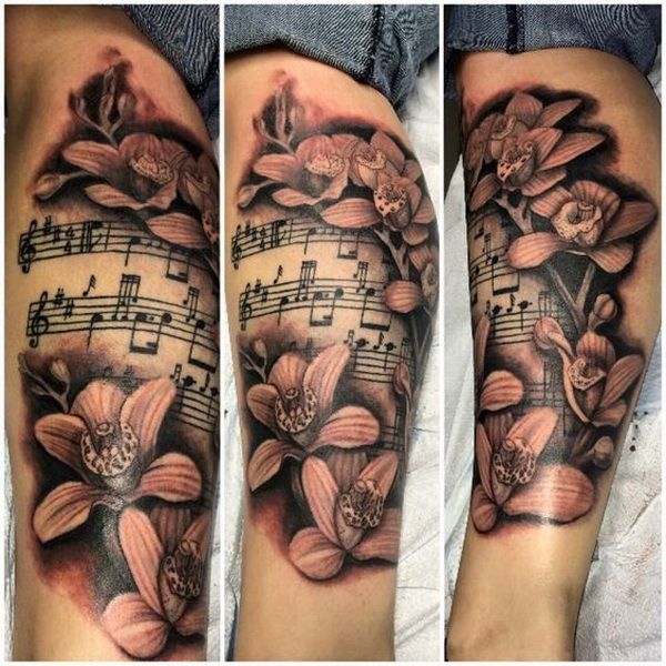 35+ Awesome Music Tattoos - For Creative Juice