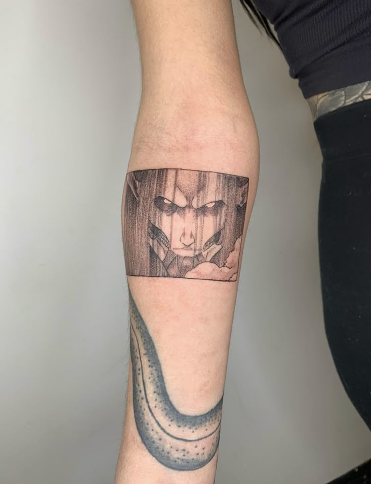 Eren Yeager Founding Titan Tattoo