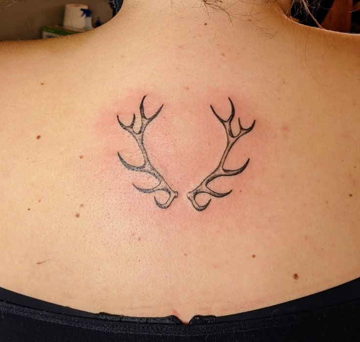 Elk Antler Tattoo