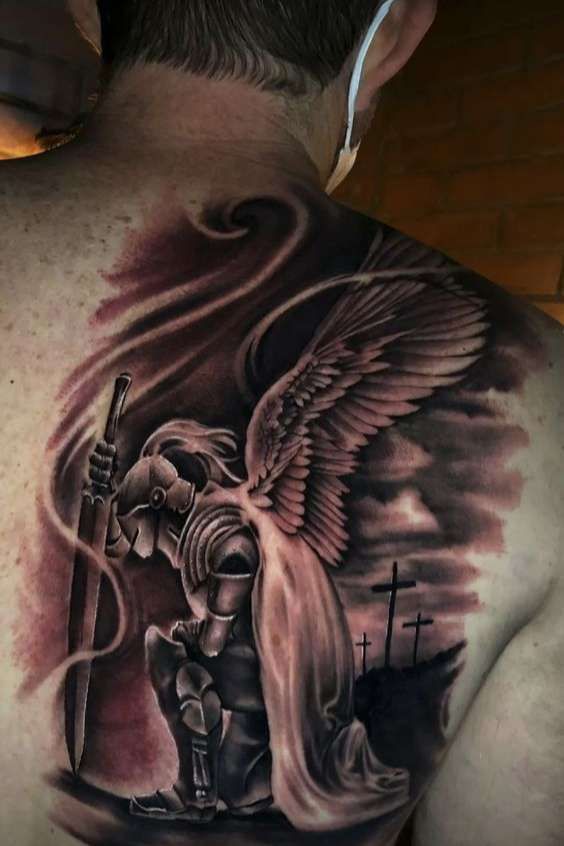 The Spiritual Sentinel: 45+ Expressing Belief with Armor of God Tattoo