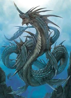 8 Hydra tattoo ideas | mythical creatures art, fantasy monster, dragon art