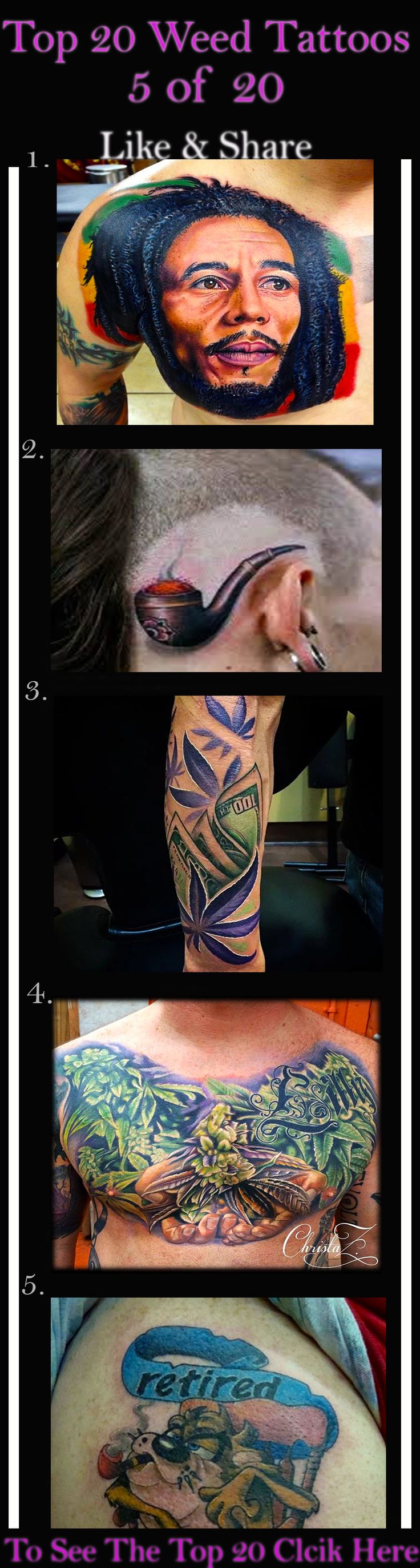Top Sexy Stoner Tattoos - NGU