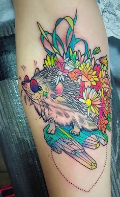 Discover 8 hedgehog and hedgehog tattoo ideas | animal tattoos, hedgehog, animal tattoo and more