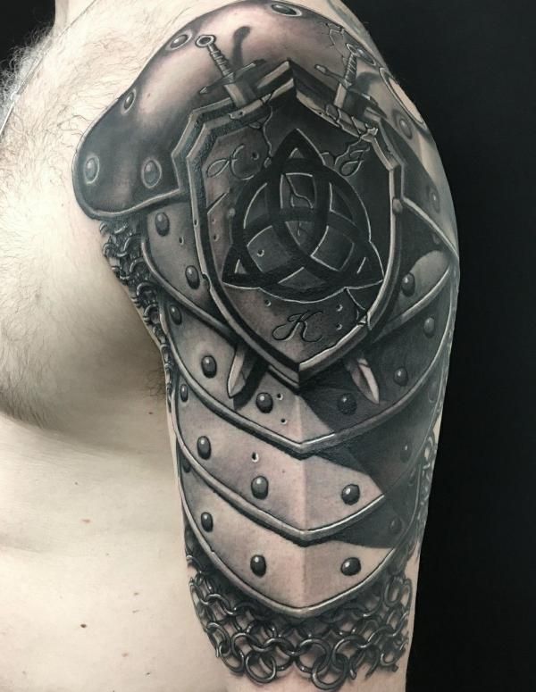 70 Shield Tattoo Designs with Meaning | Art and Design