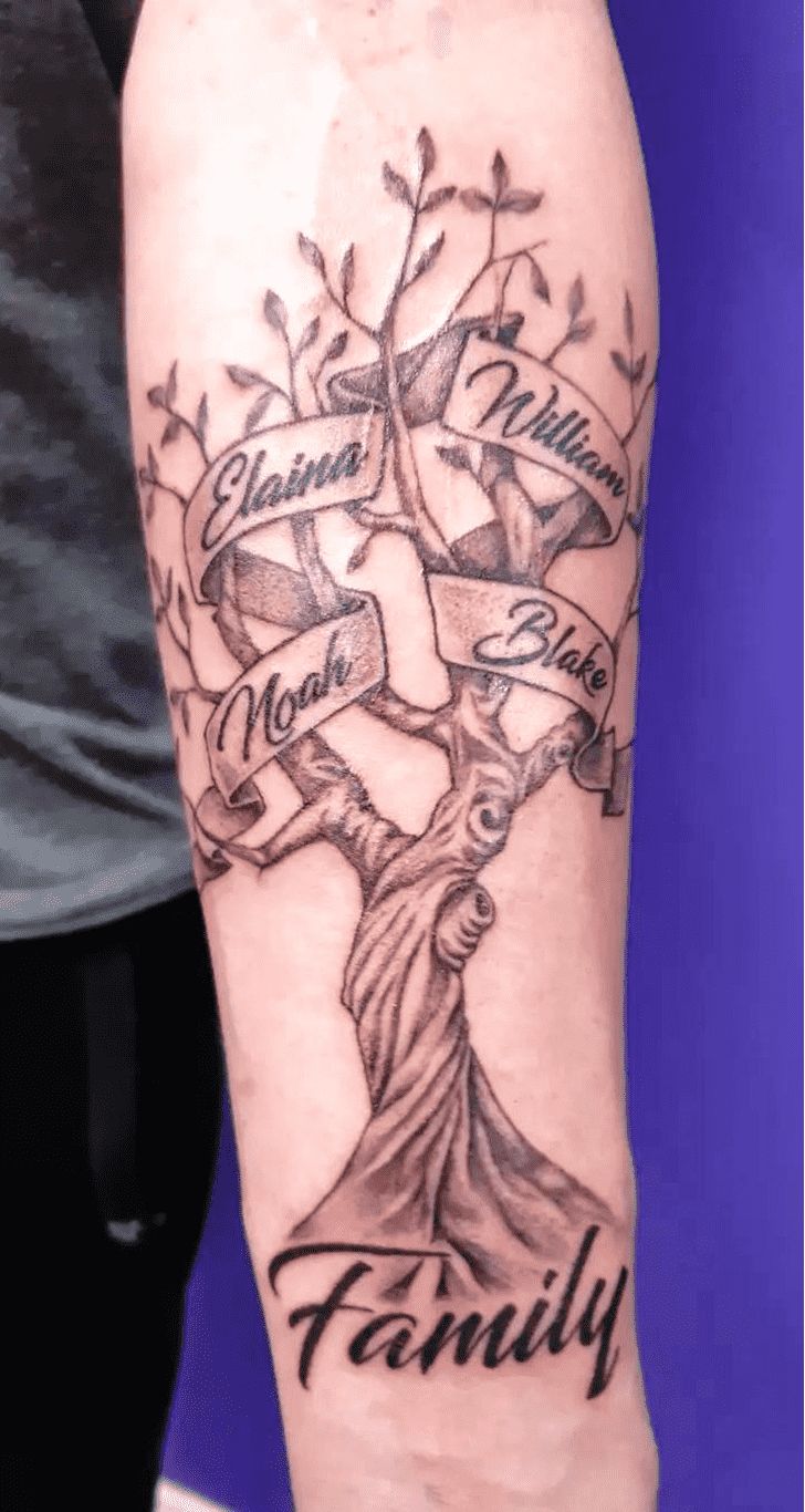Family Tree Tattoo Design Ideas Images