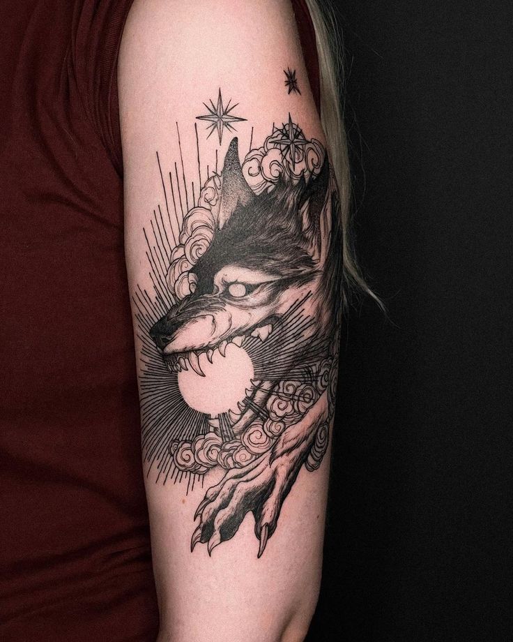 50+ Brave Fenrir Tattoo Ideas