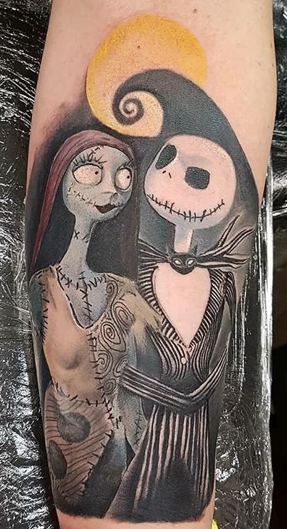 100+ Unique Jack and Sally Tattoos (The Nightmare Before Christmas) - Tattoo  Me Now